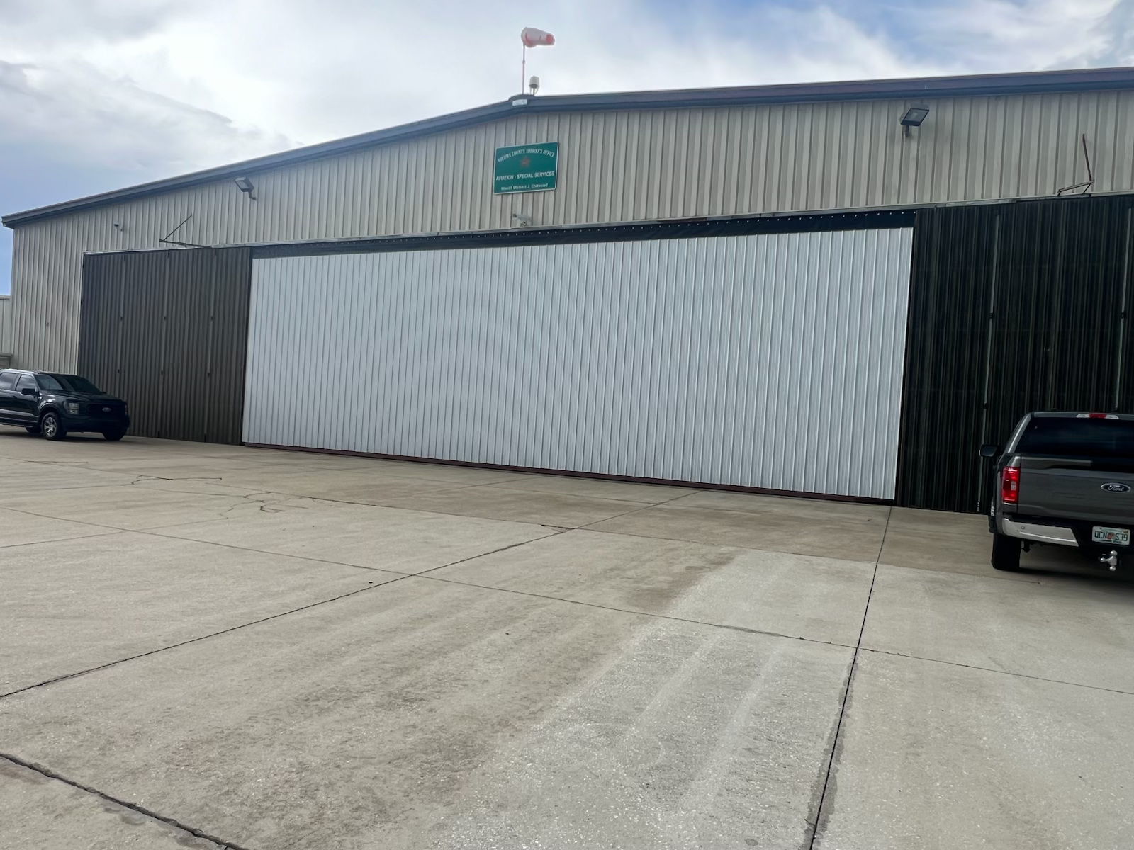 Aviation hangar door project