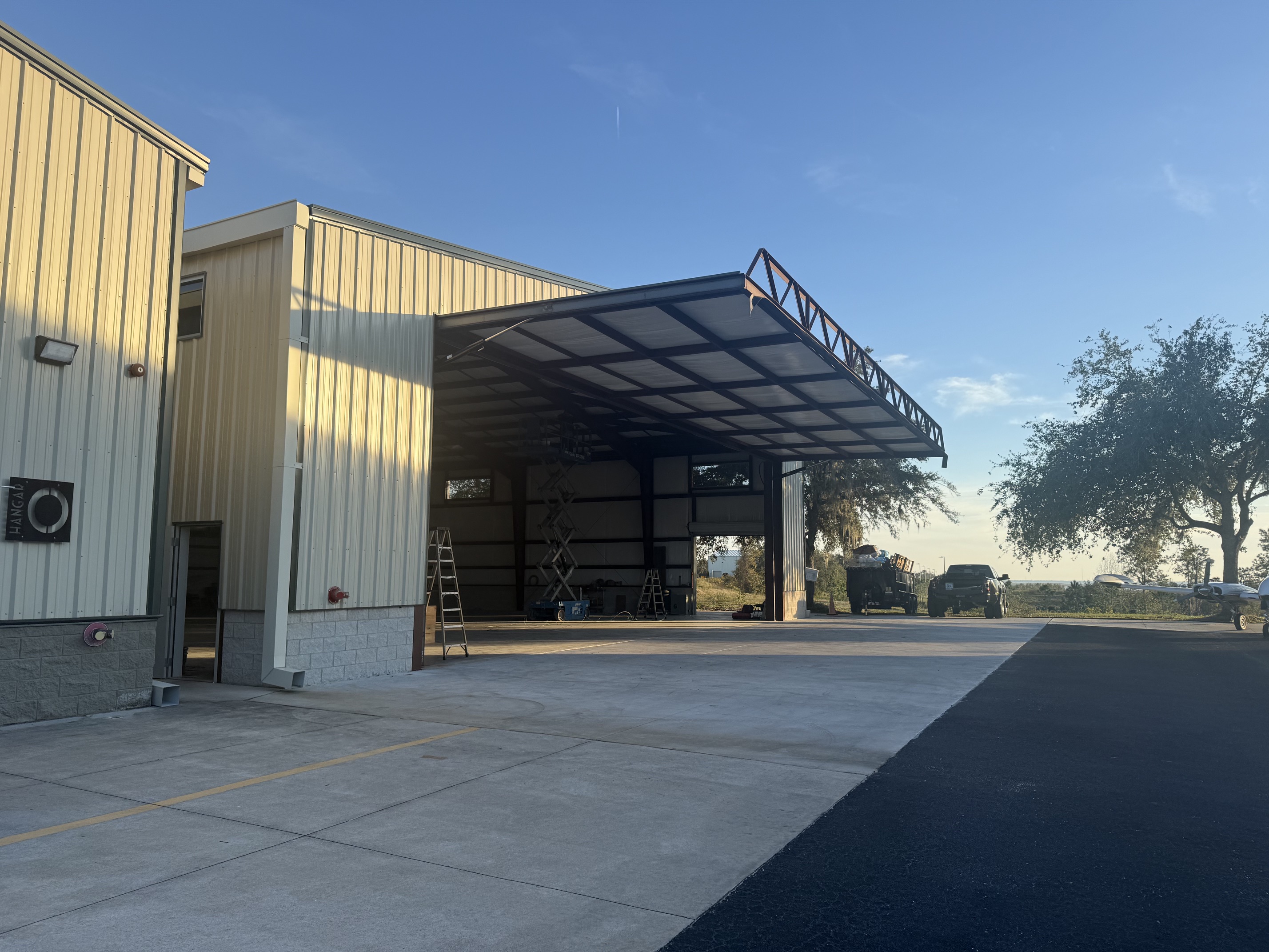 Aviation hangar door project